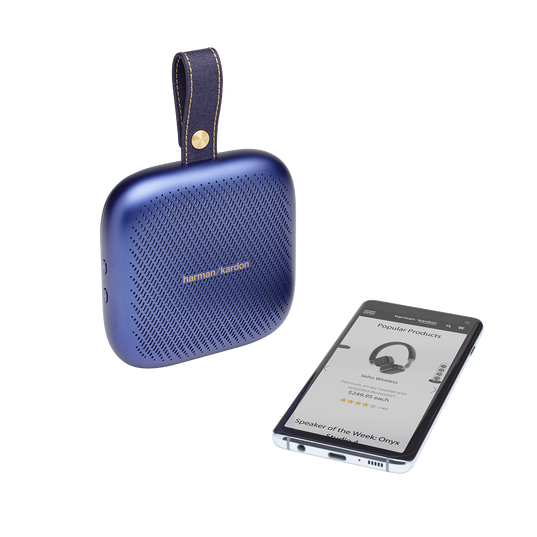 Harman Kardon Neo - Midnight Blue - Portable Bluetooth speaker - Detailshot 1